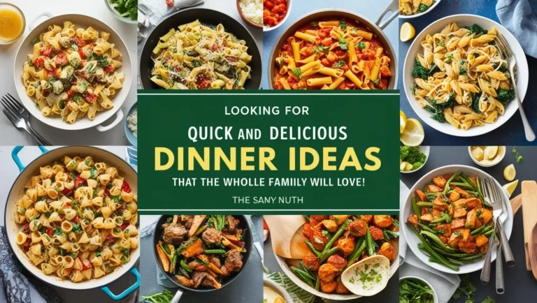 Quick Recipes for Family Dinners Under 30 Minutes