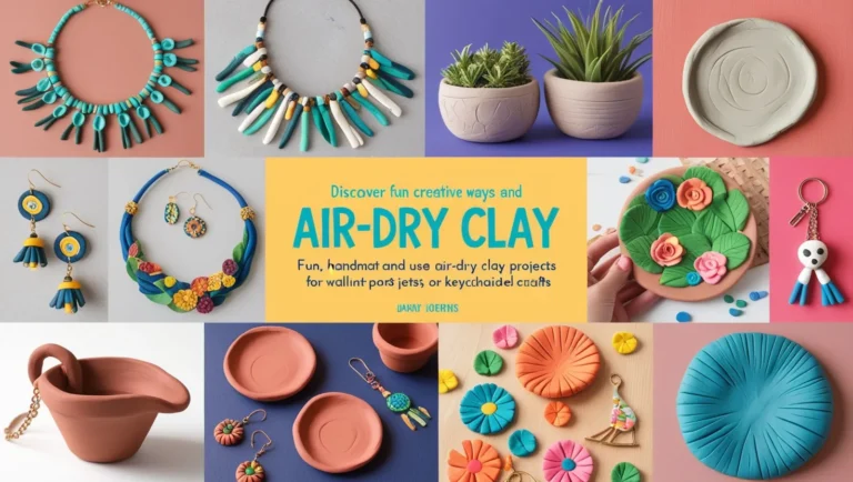 Fun Crafts Using Air-Dry Clay
