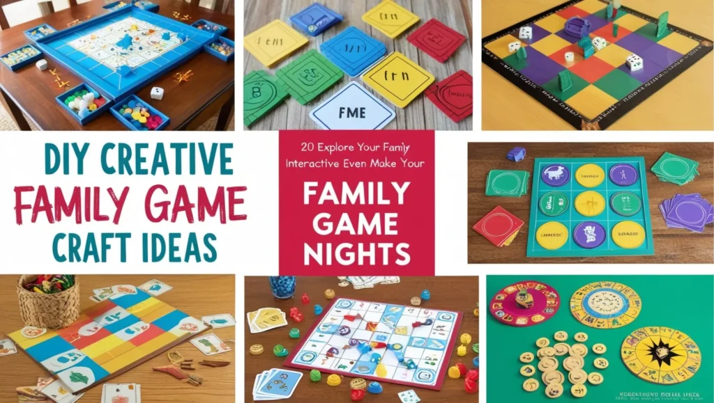 Interactive Craft Ideas for Family Game Nights