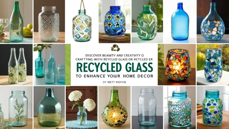 Crafting with Recycled Glass: Stunning Ideas for Home Decor
