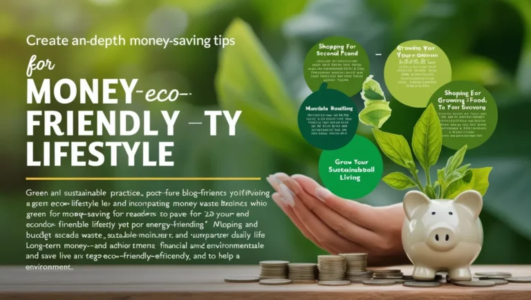 Money-Saving Tips for Eco-Friendly Living