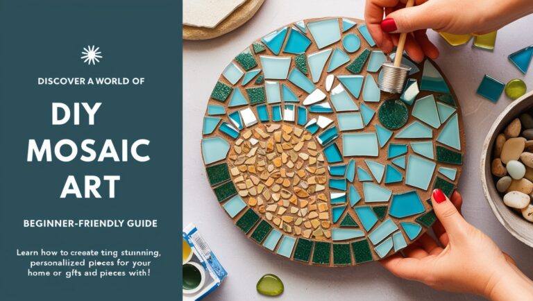 DIY Mosaic Art for Beginners: A Creative Journey