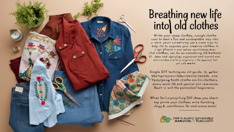 Revamp Old Clothes: A Creative Guide to Sustainable Fashion