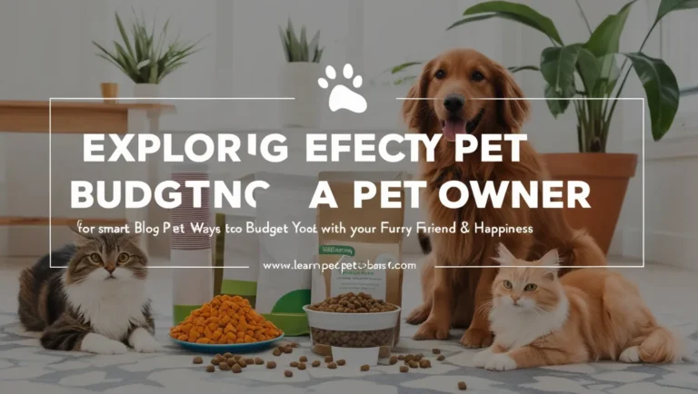 Budgeting for Pet Owners: Saving Without Compromising Care