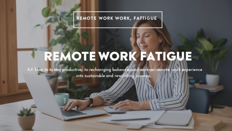 Dealing with Remote Work Fatigue: Tips for Recharging