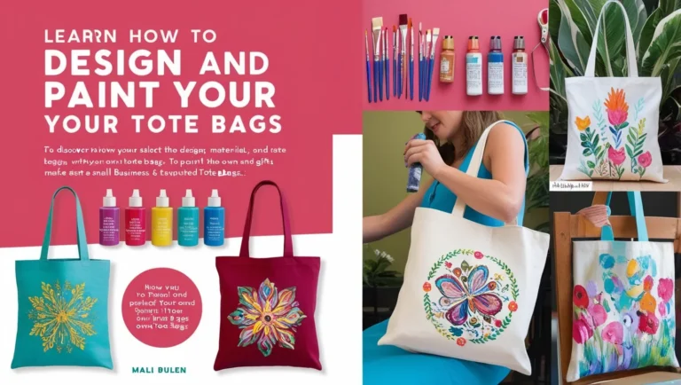 How to Design and Paint Your Own Tote Bags