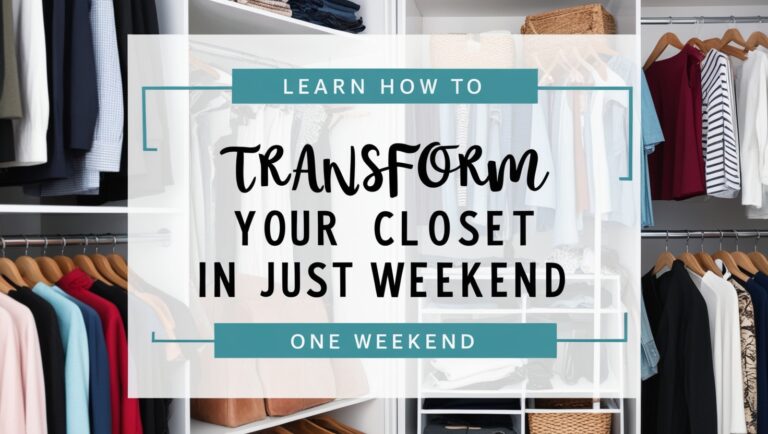 How to Declutter Your Closet in One Weekend