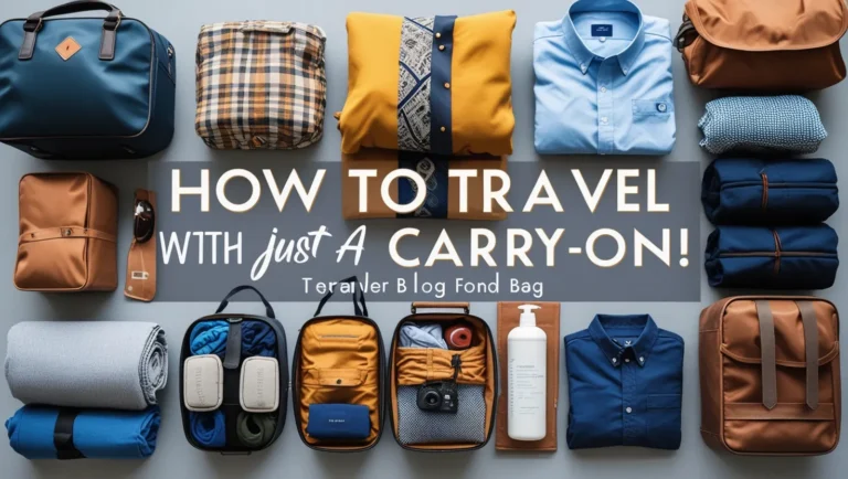 Packing Light: How to Travel with Just a Carry-On
