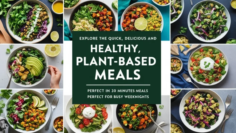 Quick Plant-Based Meals for Busy Weeknights