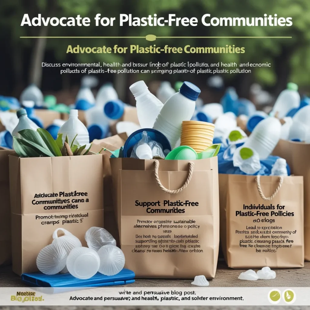 Advocate for Plastic-Free Communities