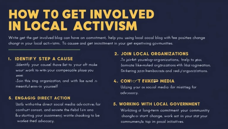 How to Get Involved in Local Activism