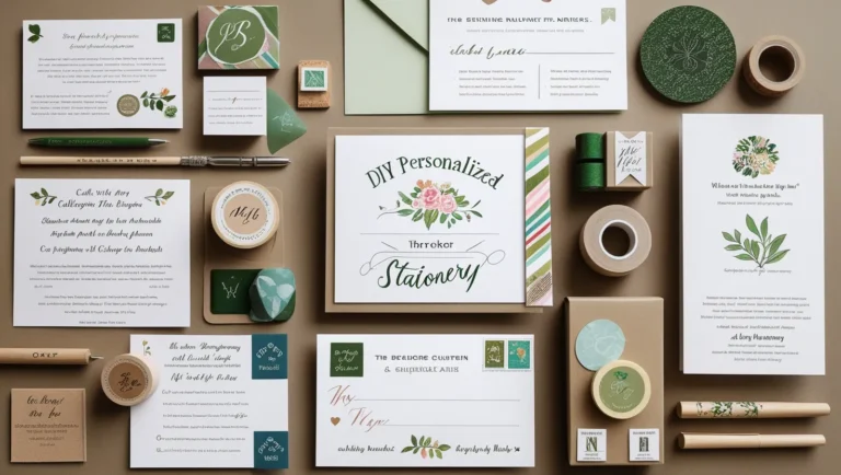 DIY Personalized Stationery: Cards, Notebooks & More