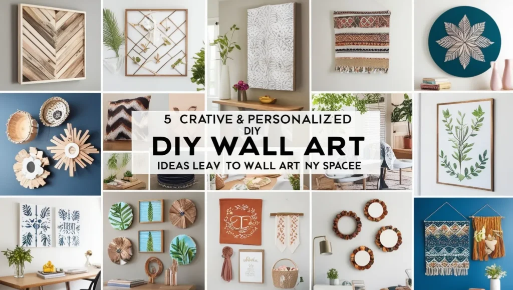 DIY Wall Art Ideas to Personalize Your Space