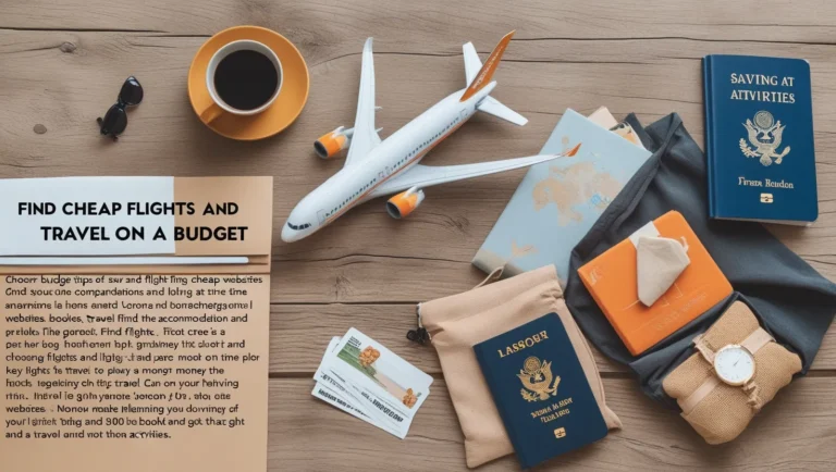 How to Find Cheap Flights and Travel on a Budget