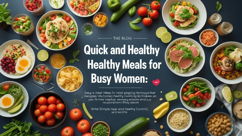 Quick and Healthy Meals for Busy Women
