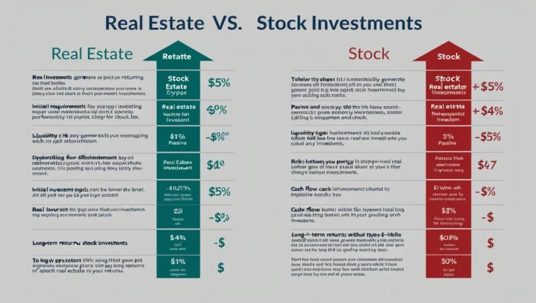 Real Estate vs. Stocks: Which Investment is Right for You?