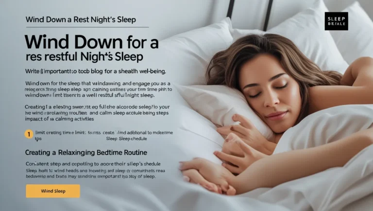 Evening Rituals: How to Wind Down for a Restful Nights Sleep