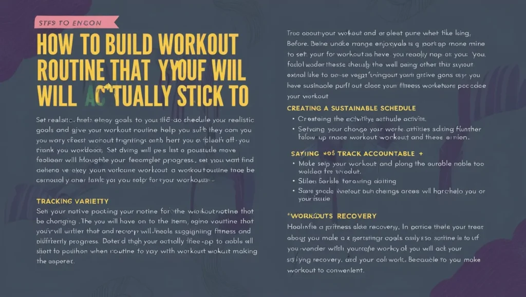 Build a Workout Routine