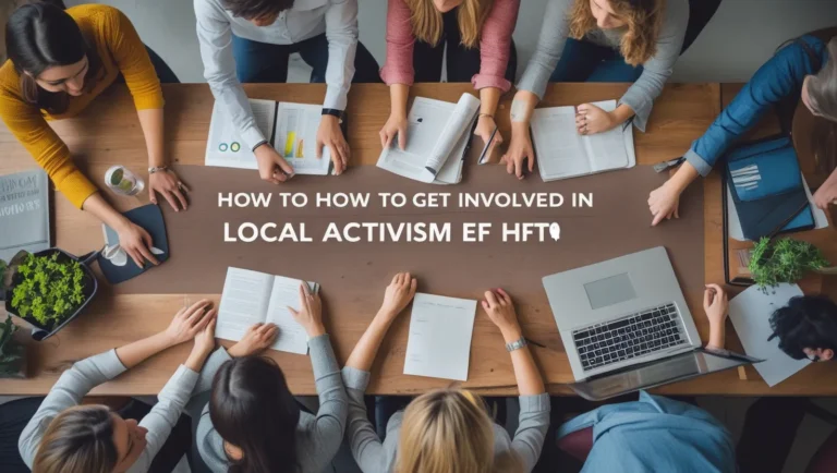 How to Get Involved in Local Activism Efforts