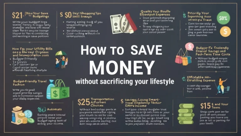 Saving Money Without Sacrificing Your Lifestyle
