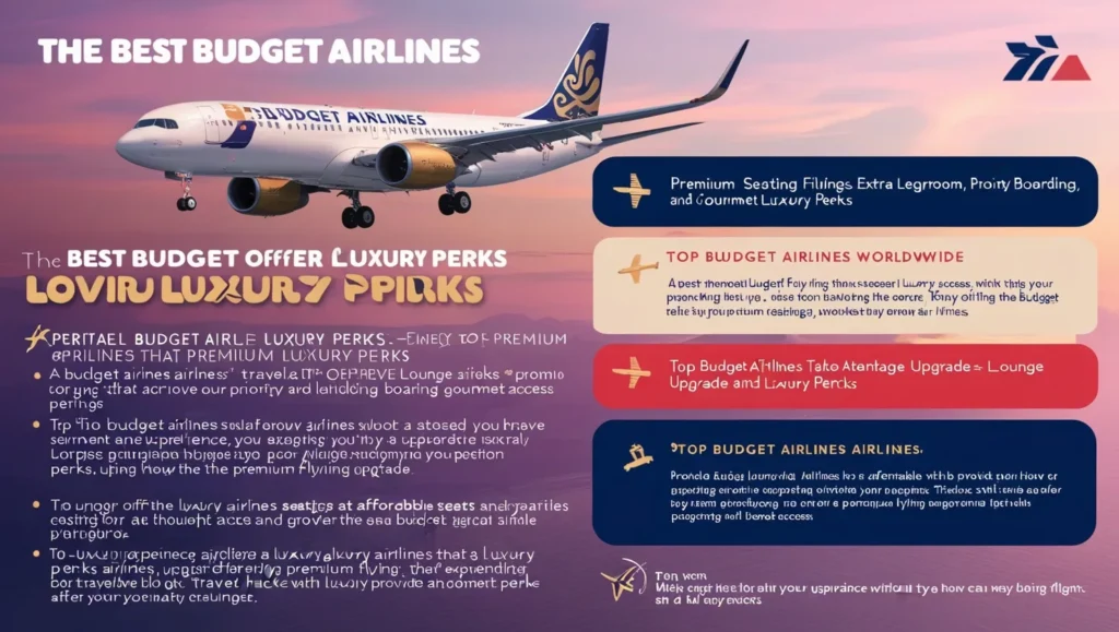 Best Budget Airlines with Luxury Perks