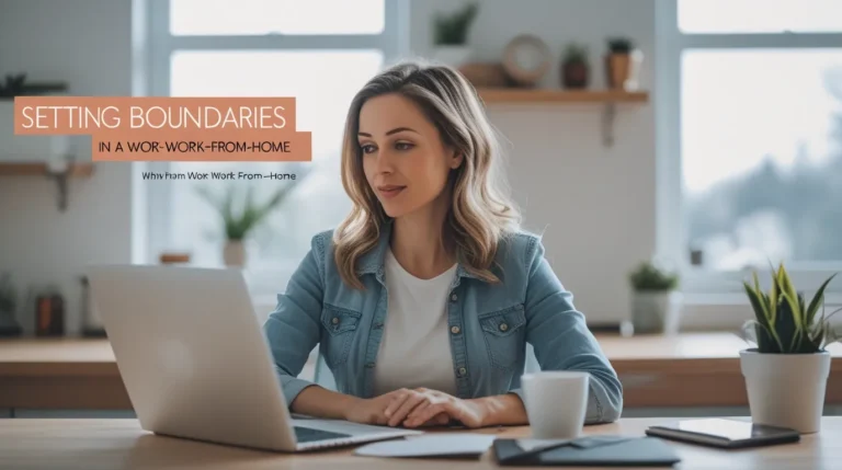The Importance of Setting Boundaries in a Work-from-Home Setup