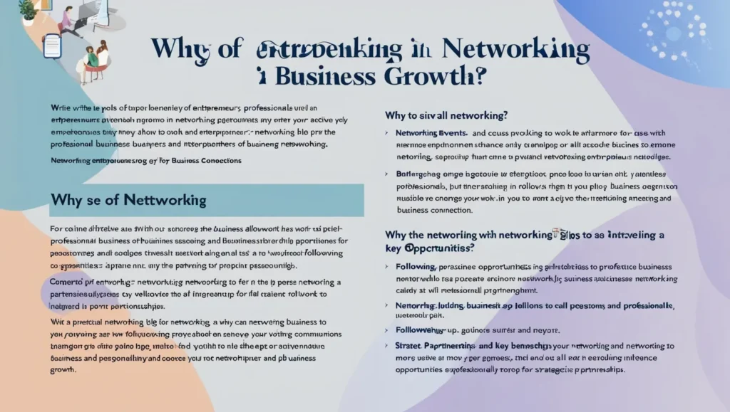 Role of Networking in Business Growth