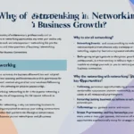 The Role of Networking in Business Growth