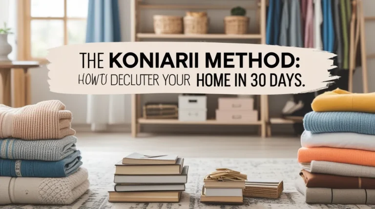 The KonMari Method  How to Declutter Your Home in 30 Days