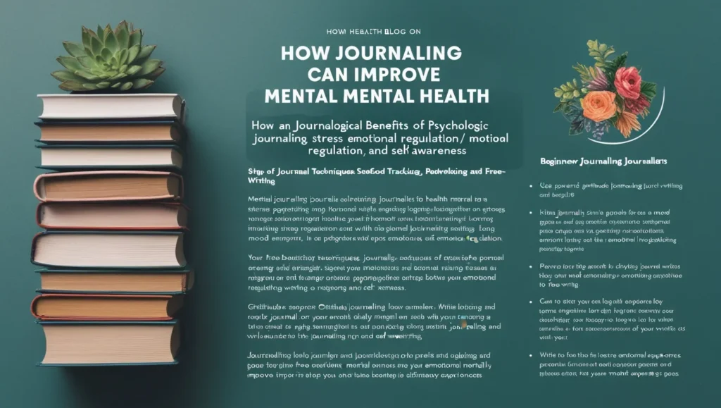 Journaling Can Improve Your Mental Health
