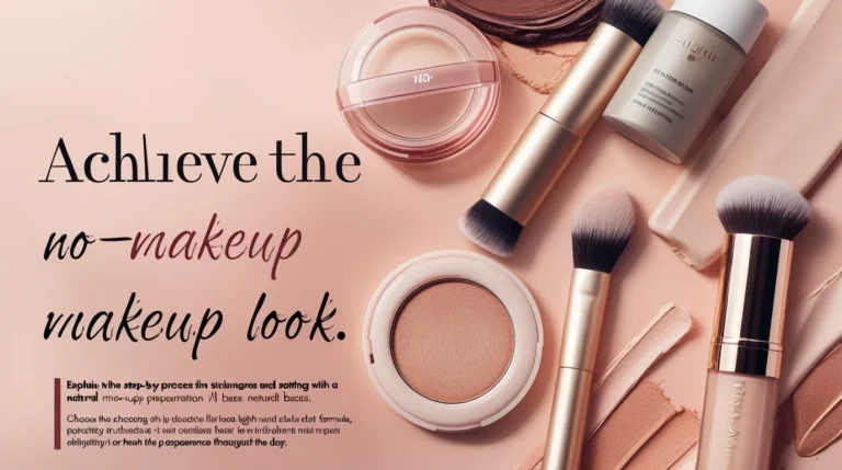 How to Achieve the No Makeup Makeup Look