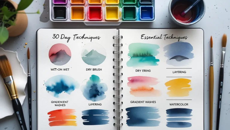 How to Master Watercolor Techniques in 30 Days
