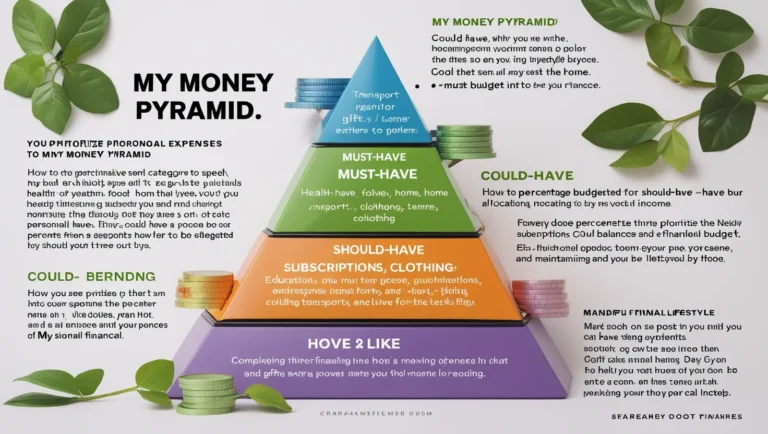 My Money Pyramid: How I Prioritise and Plan My Spending