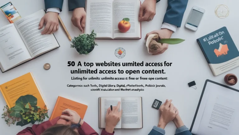 50 Powerful Websites to Find Unlimited Content: Your Ultimate Resource Guide