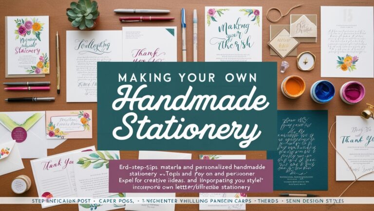 Making Your Own Handmade Stationery