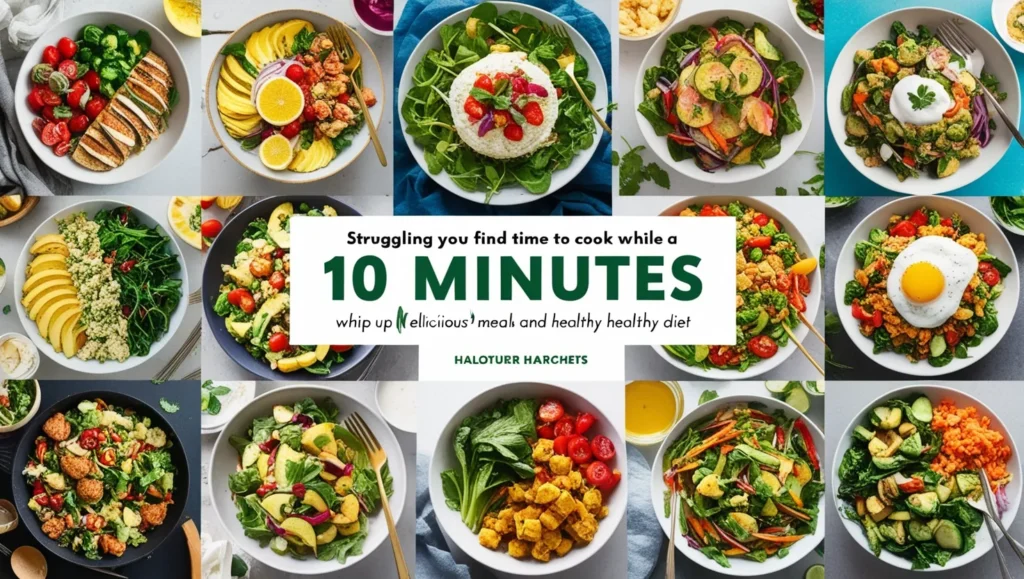 10 Minute Healthy Meals for Busy Days