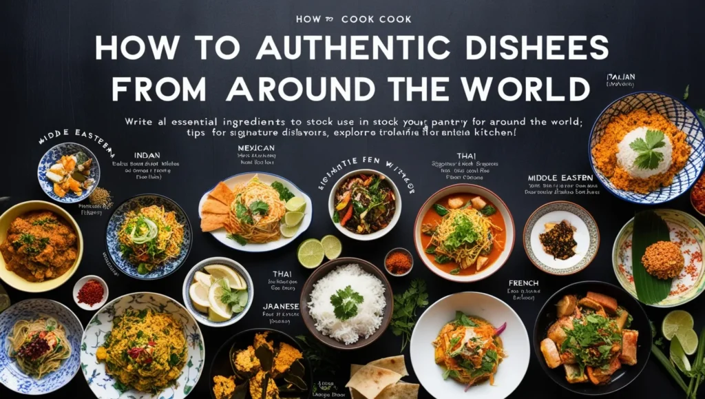 Cook Authentic Dishes from Around the World