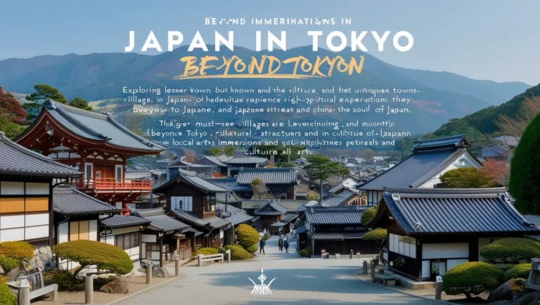 Exploring Japan Beyond Tokyo: Hidden Cultural Gems