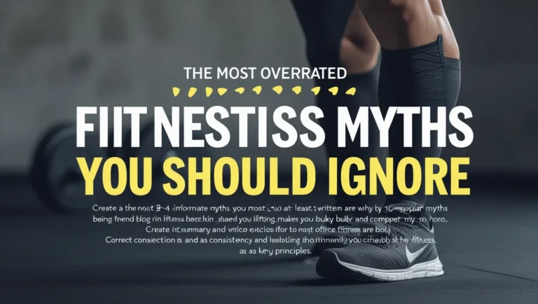 The Most Overrated Fitness Myths You Should Ignore