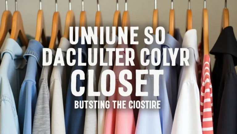 Decluttering Your Closet: Where to Start