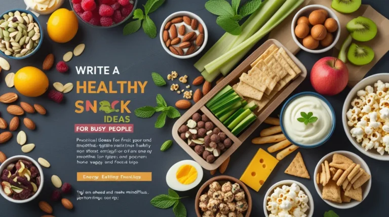 Healthy Snack Ideas for Busy People