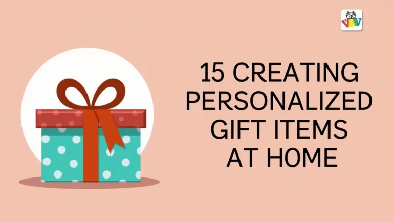 Creating Personalized Gift Items at Home
