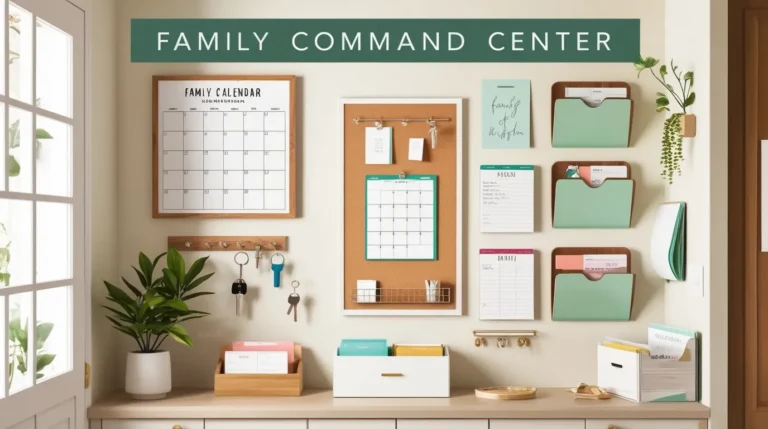 How to Set Up a Family Command Center