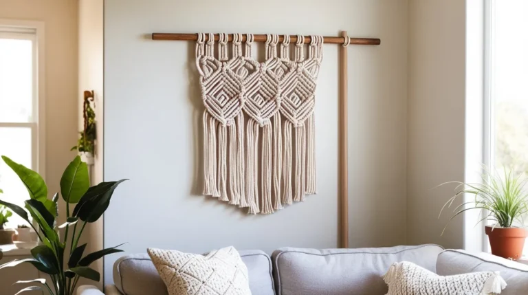 Step-by-Step Macramé Wall Hanging Tutorial