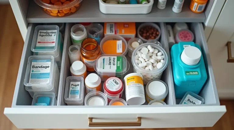 Organizing Your Medicine Cabinet and First-Aid Supplies