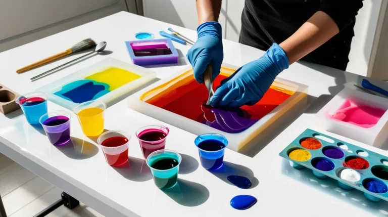 Introduction to Resin Art: Molds, Pigments, and Safety