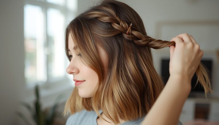 Simple Braiding Techniques for Short and Medium Hair