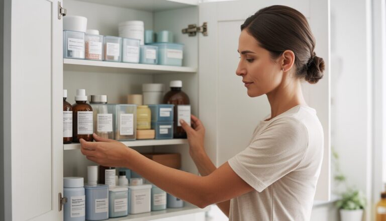 Organizing Your Medicine Cabinet and First-Aid Supplies