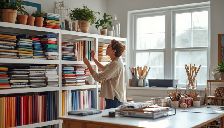 Setting Up a Functional and Inspiring Craft Studio Space