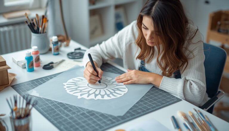 How to Make Custom Stencils for Painting Projects